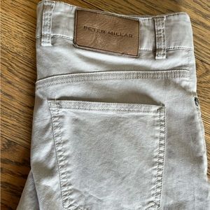 Peter Milar 5 pocket Khaki pants, size 30X32, lightweight fabric